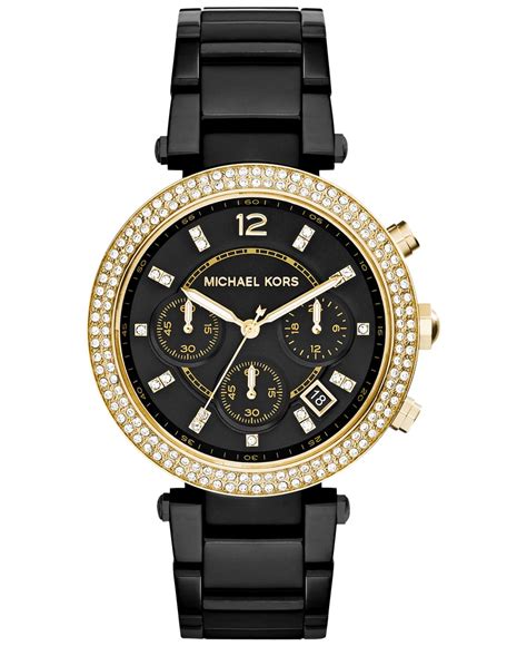 michael kors montre femme or|Michael Kors black watches women.